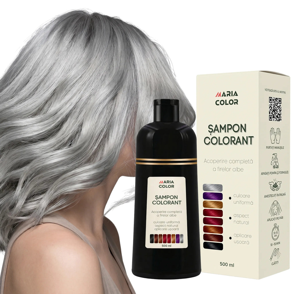 Șampon pentru colorarea părului alb, 500ml - MARIACOLOR™